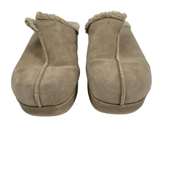 High Sierra Women's Clogs Leslie Leather Sherpa Lined Slide On Tan 9.5 - Picture 6 of 12